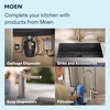 image:imageMoen Haelyn Matte Black Kitchen Faucet Featuring Pulldown Sprayer with Power Boost for a Faster Clean Modern Kitchen Faucet SingleHandle Easy Installation 87627BLSpot Resist Stainless