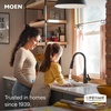 image:imageMoen Haelyn Matte Black Kitchen Faucet Featuring Pulldown Sprayer with Power Boost for a Faster Clean Modern Kitchen Faucet SingleHandle Easy Installation 87627BLMatte Black