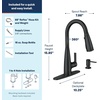 image:imageMoen Haelyn Matte Black Kitchen Faucet Featuring Pulldown Sprayer with Power Boost for a Faster Clean Modern Kitchen Faucet SingleHandle Easy Installation 87627BLMatte Black