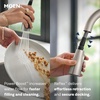 image:imageMoen Haelyn Matte Black Kitchen Faucet Featuring Pulldown Sprayer with Power Boost for a Faster Clean Modern Kitchen Faucet SingleHandle Easy Installation 87627BLSpot Resist Stainless