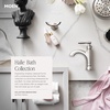 image:imageMoen Halle Spot Resist Brushed Nickel OneHandle Single Hole Bathroom Sink Faucet with Optional Deckplate 84970SRNChrome