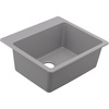 image:imageMoen Host White Granite 25Inch Wide x 95Inch Deep Dual Mount Single Bowl Kitchen or Bar Sink GGW3019BGray