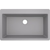image:imageMoen Host White Granite 25Inch Wide x 95Inch Deep Dual Mount Single Bowl Kitchen or Bar Sink GGW3019BGray