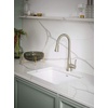 image:imageMoen Host White Granite 25Inch Wide x 95Inch Deep Dual Mount Single Bowl Kitchen or Bar Sink GGW3019BWhite