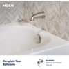 image:imageMoen Idora Chrome TwoHandle Centerset Bathroom Sink Faucet with Drain Assembly 84115Brushed Nickel