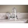 image:imageMoen Idora Chrome TwoHandle Centerset Bathroom Sink Faucet with Drain Assembly 84115Chrome