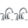 image:imageMoen Idora Chrome TwoHandle Centerset Bathroom Sink Faucet with Drain Assembly 84115Chrome