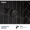 image:imageMoen Idora Chrome TwoHandle Centerset Bathroom Sink Faucet with Drain Assembly 84115Matte Black