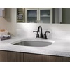 image:imageMoen Idora Chrome TwoHandle Centerset Bathroom Sink Faucet with Drain Assembly 84115Matte Black