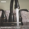 image:imageMoen Idora Mediterranean Bronze TwoHandle Centerset Bathroom Sink Faucet with Drain Assembly 84115BRB