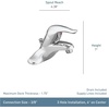 image:imageMoen L4625 Chateau OneHandle Low Arc Bathroom Faucet Chrome0375