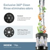 image:imageMoen Lite Series PRO Compact Continuous Feed Garbage Disposal for Kitchen Sink with Power Cord GXP33C05 HP