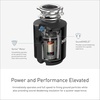 image:imageMoen Lite Series PRO Compact Continuous Feed Garbage Disposal for Kitchen Sink with Power Cord GXP33C1 HP