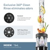 image:imageMoen Lite Series PRO Compact Continuous Feed Garbage Disposal for Kitchen Sink with Power Cord GXP33C1 HP