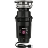image:imageMoen Lite Series PRO Compact Continuous Feed Garbage Disposal for Kitchen Sink with Power Cord GXP33C13 HP