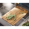 image:imageMoen Luxe Chef 18Gauge Stainless Steel Undermount Apron Front 33 x 22 Single Bowl Workstation Sink Includes Cutting Board Flexible Drying Rack Colander Bottom Sink Grid and Drain GS181050BUXDual Mount
