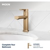 image:imageMoen Meena Matte Black Single Handle Modern Shower Faucet Set with Handshower and Tub Spout for Bathtub Valve Included 82618BLBronzed Gold