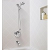image:imageMoen Meena Matte Black Single Handle Modern Shower Faucet Set with Handshower and Tub Spout for Bathtub Valve Included 82618BLChrome