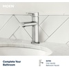 image:imageMoen Meena Matte Black Single Handle Modern Shower Faucet Set with Handshower and Tub Spout for Bathtub Valve Included 82618BLChrome
