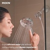 image:imageMoen Meena Matte Black Single Handle Modern Shower Faucet Set with Handshower and Tub Spout for Bathtub Valve Included 82618BLChrome