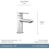 image:imageMoen Neese Chrome SingleHandle Lavatory Faucet 84784