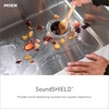 image:imageMoen Prep 18Gauge Stainless Steel DropIn 25 x 22 x 55 Single Bowl Kitchen Sink with Rear Drain GS181733B