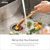 image:imageMoen Prep 18Gauge Stainless Steel Dual Mount Apron Front 33 x 22 x 9 Modern Single Bowl Kitchen Sink with Bottom Grid Included GS181092BLow Divide