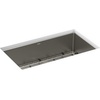 image:imageMoen Prep 18Gauge Stainless Steel Dual Mount Apron Front 33 x 22 x 9 Modern Single Bowl Kitchen Sink with Bottom Grid Included GS181092BSingle Bowl
