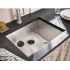 image:imageMoen Prep 18Gauge Stainless Steel Undermount 22 x 18 Single Bowl Kitchen Sink with Rear Drain GS18186BStainless