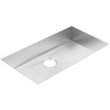 image:imageMoen Prep 18Gauge Stainless Steel Undermount 31 x 18 Single Bowl Modern Kitchen Sink GS181210B