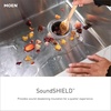 image:imageMoen Prep 18Gauge Stainless Steel Undermount 32 x 18 Double Bowl Kitchen Sink G18287