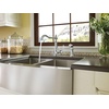 image:imageMoen Prep 18Gauge Stainless Steel Undermount Farmhouse Apron Front 30 x 21 Double Bowl Kitchen Sink G18220