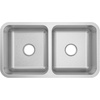 image:imageMoen Prep 20Gauge Stainless Steel Undermount 3238 x 1813 x 7 Double Bowl Kitchen Sink GS20264