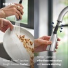 image:imageMoen Riley Pulldown Kitchen Faucet with Power Clean 7402SRS  Pulldown sprayer Power Clean spray Reflex docking system Spot resist stainless Singlehandle controlChrome