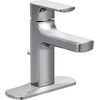 image:imageMoen Rizon Chrome OneHandle Modern Bathroom Faucet with Drain Assembly 6900Chrome