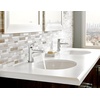 image:imageMoen Rizon Chrome OneHandle Modern Bathroom Faucet with Drain Assembly 6900Chrome