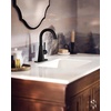 image:imageMoen Ronan 1Handle Bathroom Faucet with Deckplate 84021BL