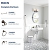 image:imageMoen Sarona Mediterranean Bronze OneHandle Single Hole Rustic Farmhouse Bathroom Sink Faucet with Optional Deckplate 84144BRBMediterranean Bronze