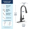 image:imageMoen Sleek Spot Resist Stainless OneHandle SingleHole Pulldown Kitchen Faucet with PowerBoost Technology for Faster Water Flow 7864SRSMatte Black