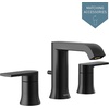image:imageMoen T6708BL Genta LX TwoHandle Widespread Modern Bathroom Faucet Valve Required Matte Black