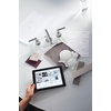 image:imageMoen TS43002BL Arris TwoHandle Modern 8 in Widespread Bathroom Faucet Trim Kit Valve Required Matte BlackChrome