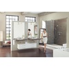 image:imageMoen TS43002BL Arris TwoHandle Modern 8 in Widespread Bathroom Faucet Trim Kit Valve Required Matte BlackChrome