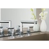 image:imageMoen TS43002BL Arris TwoHandle Modern 8 in Widespread Bathroom Faucet Trim Kit Valve Required Matte BlackChrome