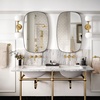 image:imageMoen TS44103 Colinet Traditional TwoHandle Widespread HighArc Bathroom Faucet with Cross Handles Valve Required ChromeBrushed Gold