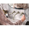 image:imageMoen TS44104BN Colinet Traditional Lever Handle Wall Mount Bathroom Faucet Trim Valve Required Brushed Nickel