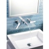 image:imageMoen TS6731BN 90 Degree TwoHandle Wall Mount Bathroom Faucet Trim Valve Required Brushed NickelChrome