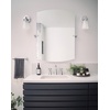 image:imageMoen TS6984NL Flara TwoHandle 8 in Widespread Lever Handle Bathroom Faucet Trim Kit Valve Required Polished NickelChrome