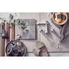 image:imageMoen TS6984NL Flara TwoHandle 8 in Widespread Lever Handle Bathroom Faucet Trim Kit Valve Required Polished NickelChrome