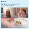 image:imageMoen Verso Brushed Gold EightFunction Eco Performance 7 Wide Spray Shower Head and Detachable Handshower Combo with 72 Hose 220C3EPBGBrushed Gold