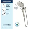 image:imageMoen Verso Brushed Gold EightFunction Eco Performance 7 Wide Spray Shower Head and Detachable Handshower Combo with 72 Hose 220C3EPBGBrushed Nickel